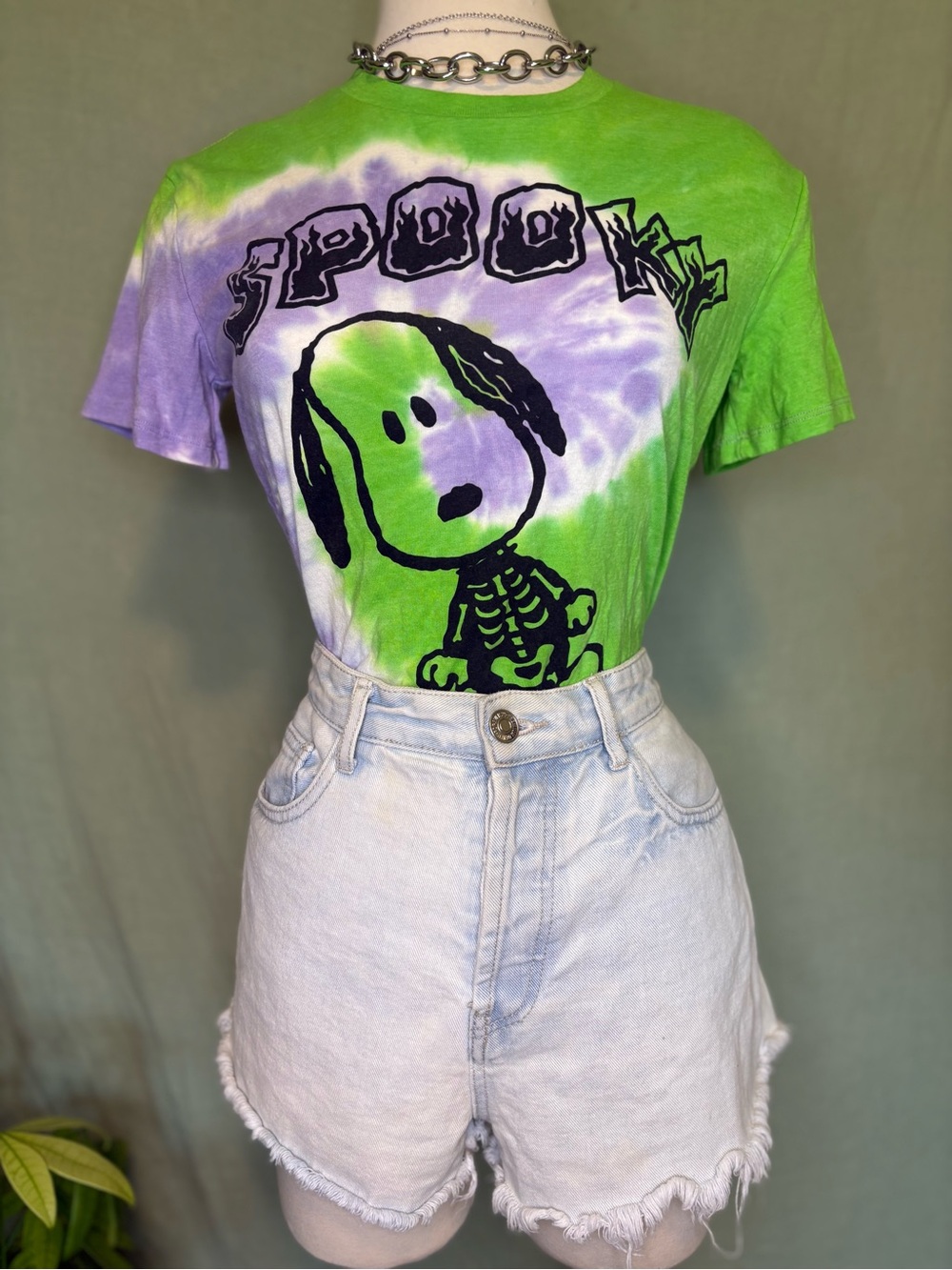 “Spooky” Snoopy Tie-Dye Tee